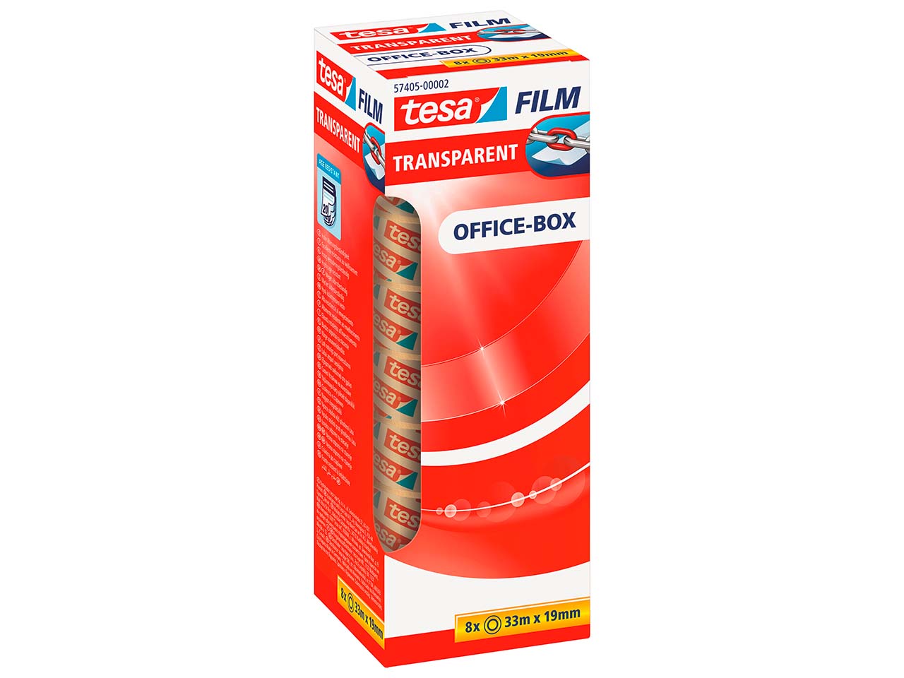 8 Tesa Office-Film 33m x 19mm