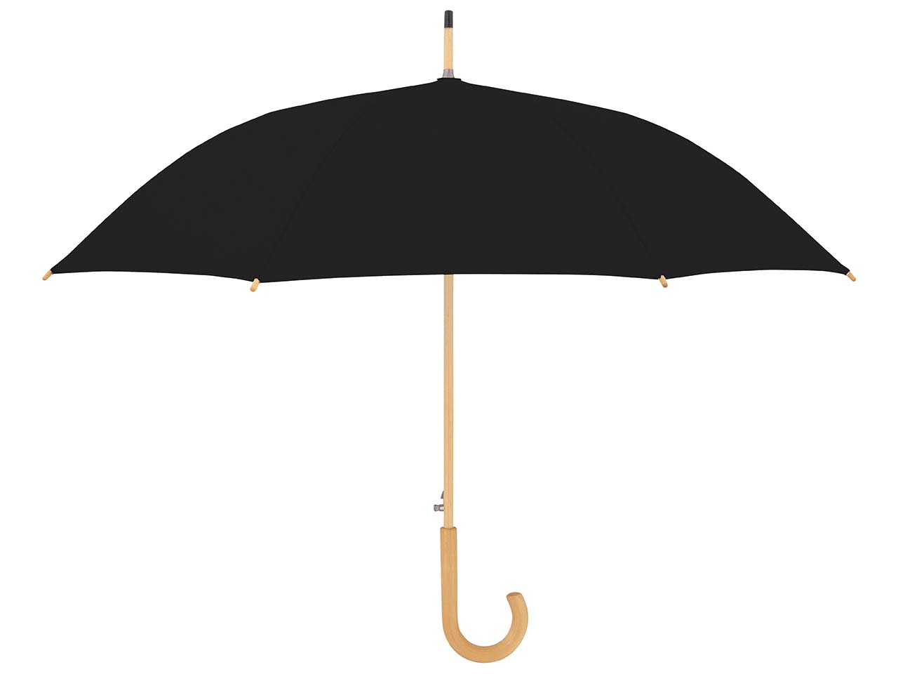 doppler Regenschirm "Nature Long AC" schwarz