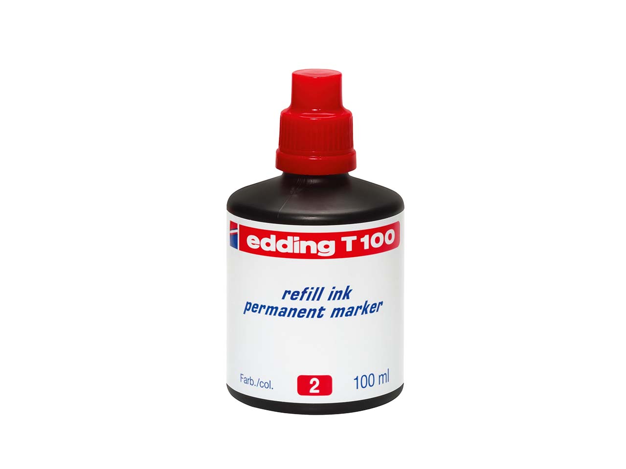 edding Nachfülltinte T100 für Permanent-Marker, rot