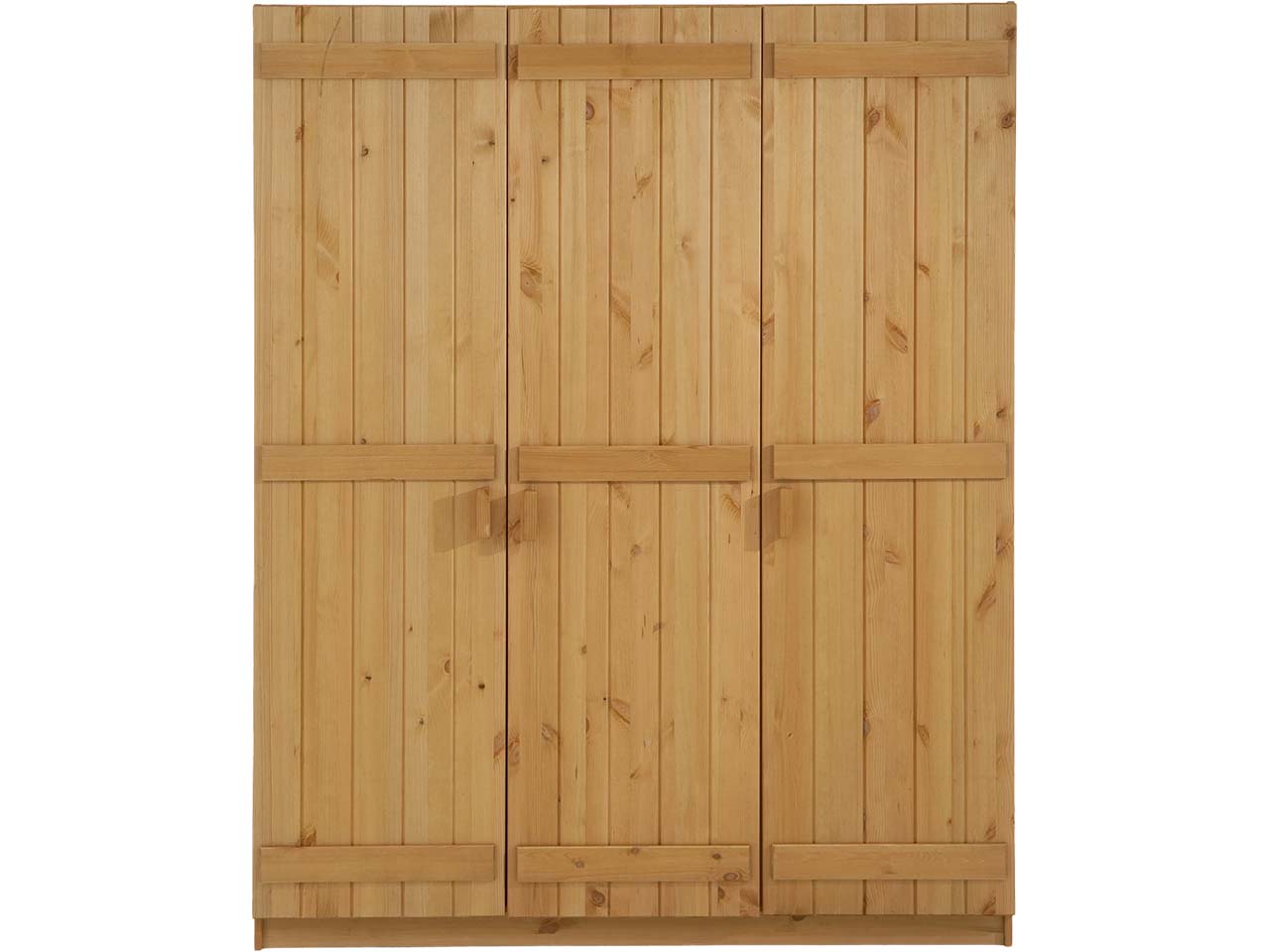 Kleiderschrank "Tobykids" 3-türig, B151xT61xH191 cm, Kiefer geb./geölt
