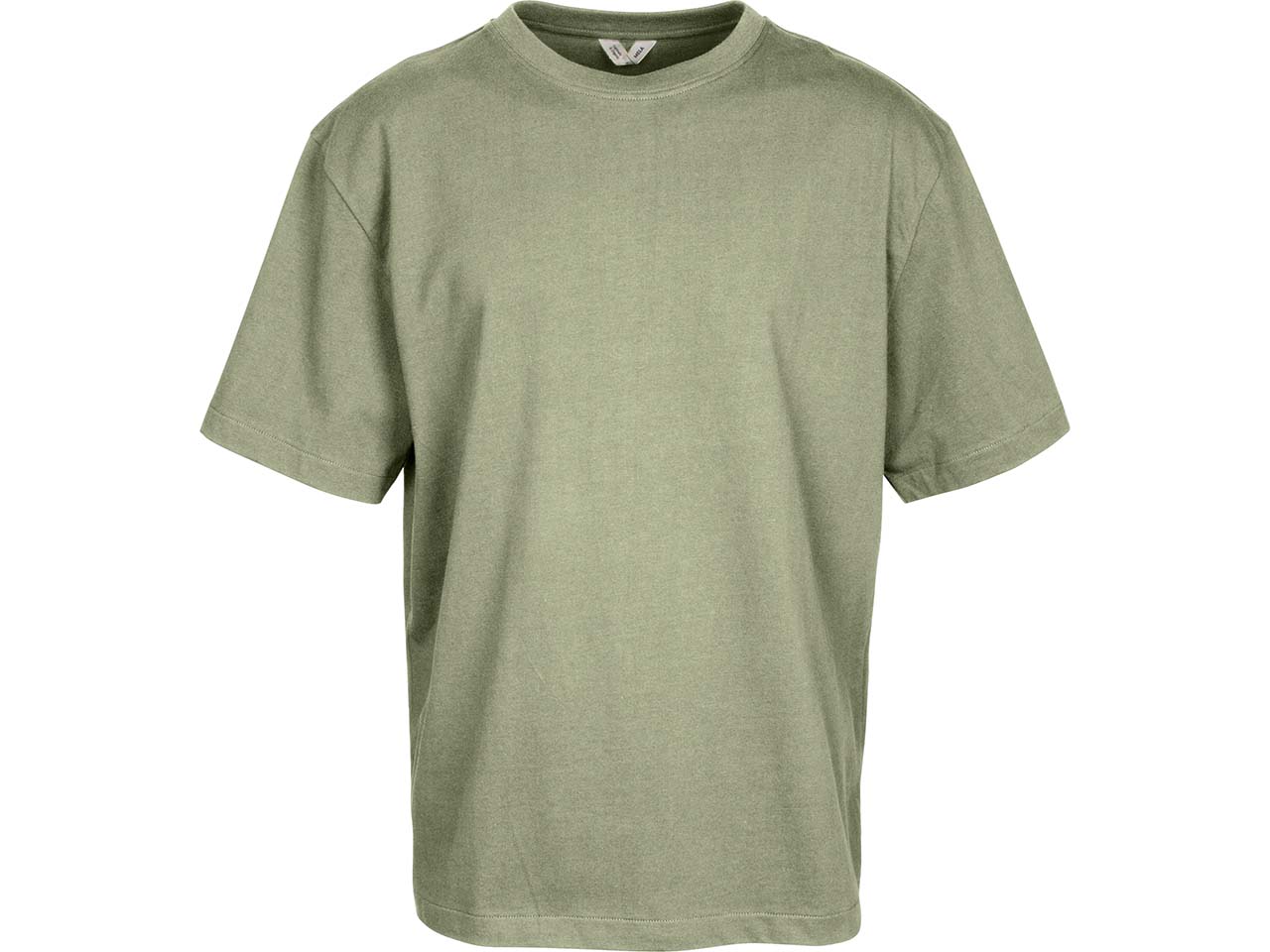 MELA Bio-Herren-T-Shirt "BHAJAN" mit überschnittenen Schultern, tea leaf, Gr. L