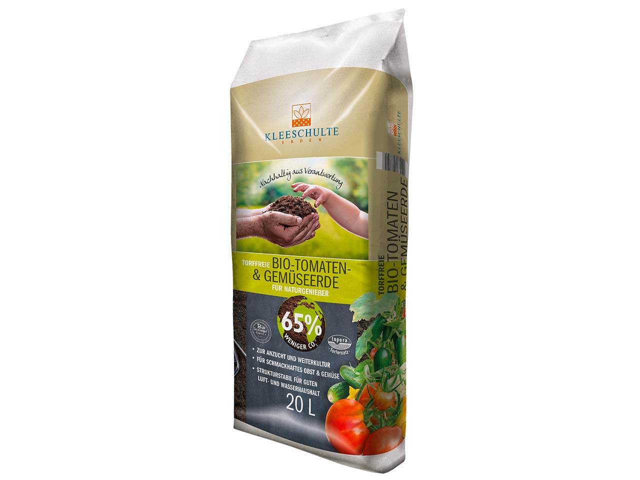 Kleeschulte Bio-Tomaten- und Gemüseerde, torffrei, 20 l