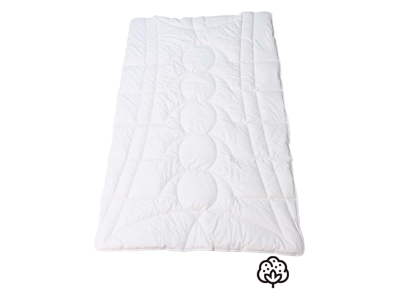 Steppdecke "Kontur Extra Leicht" 200 x 220 cm, mit Baumwoll-/Hanffüllung 880 g
