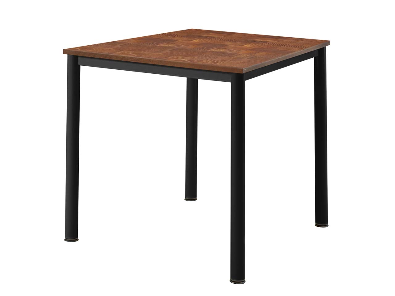 Konferenztisch "CONTACT Base" rechteckig, 70 x 70 cm, schwarz, Robinie geölt