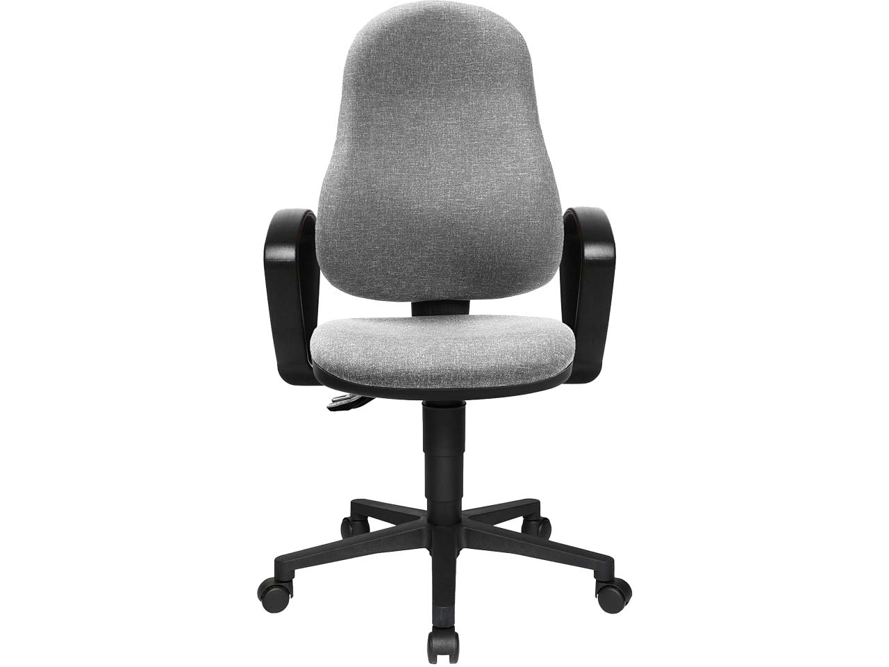 Bürodrehstuhl "Point 60" mit Armlehnen, grau
