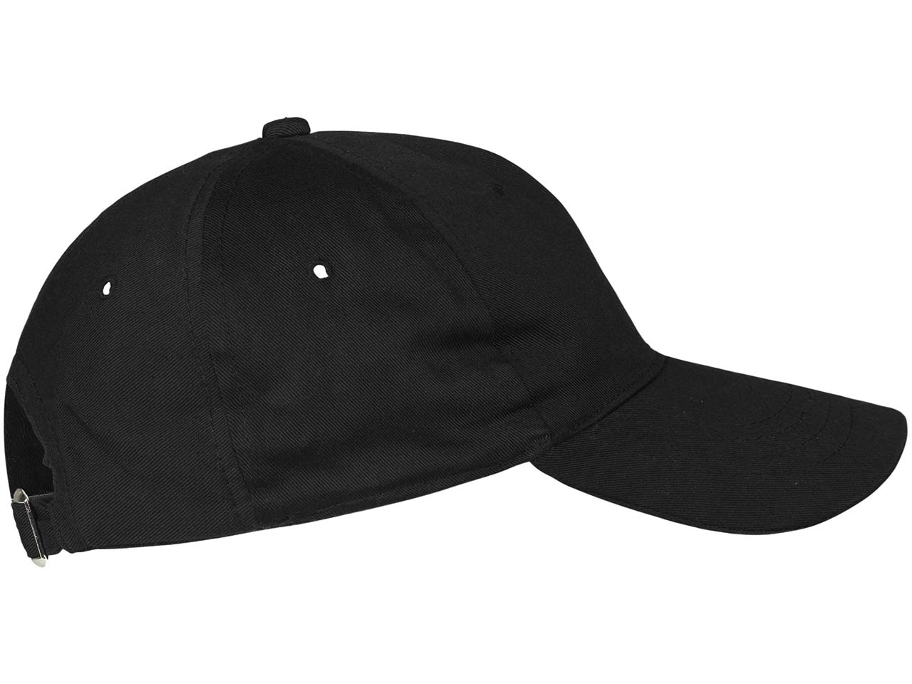 Neutral Bio-Cap aus Baumwoll-Twill, schwarz