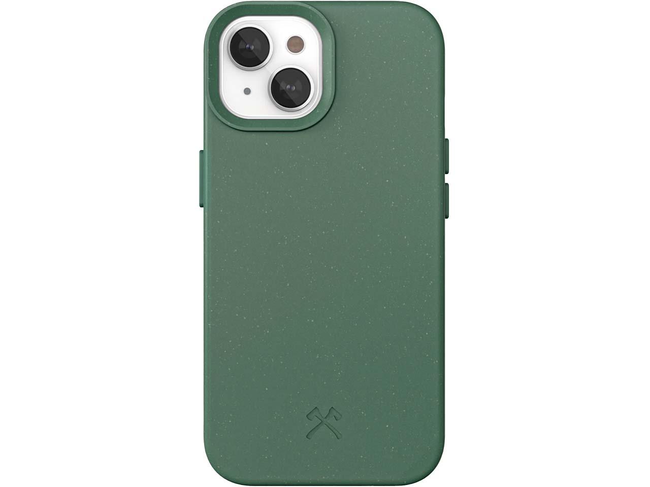 Woodcessories Smartphonehülle aus Biokunststoff für iPhone 15, grün