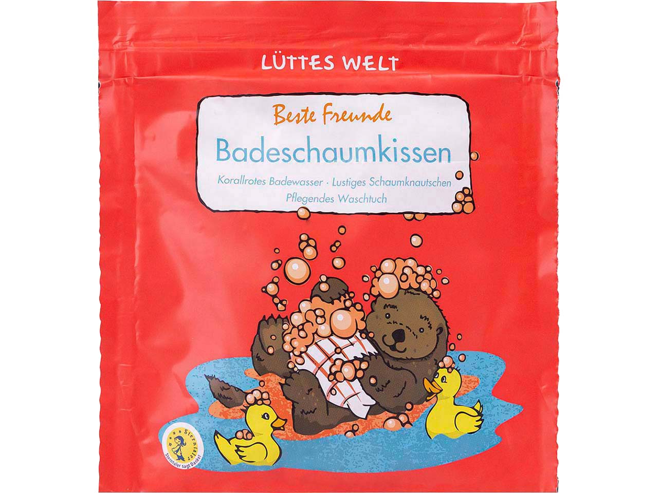 LÜTTES WELT Badezusatz Badeschaumkissen "Beste Freunde", 50 g