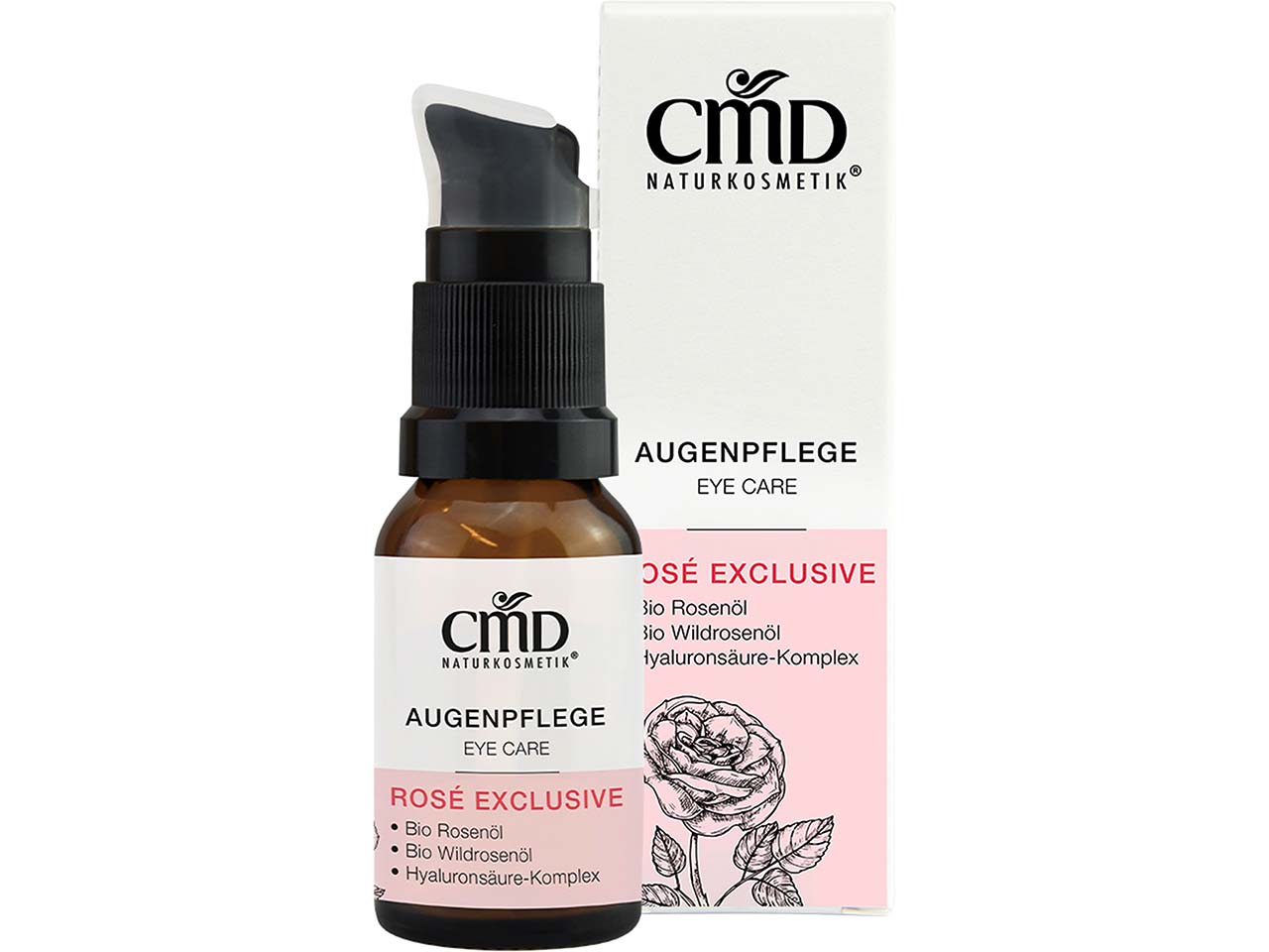 CMD Hyaluron Augenpflege 'Rosé Exclusive', 15 ml
