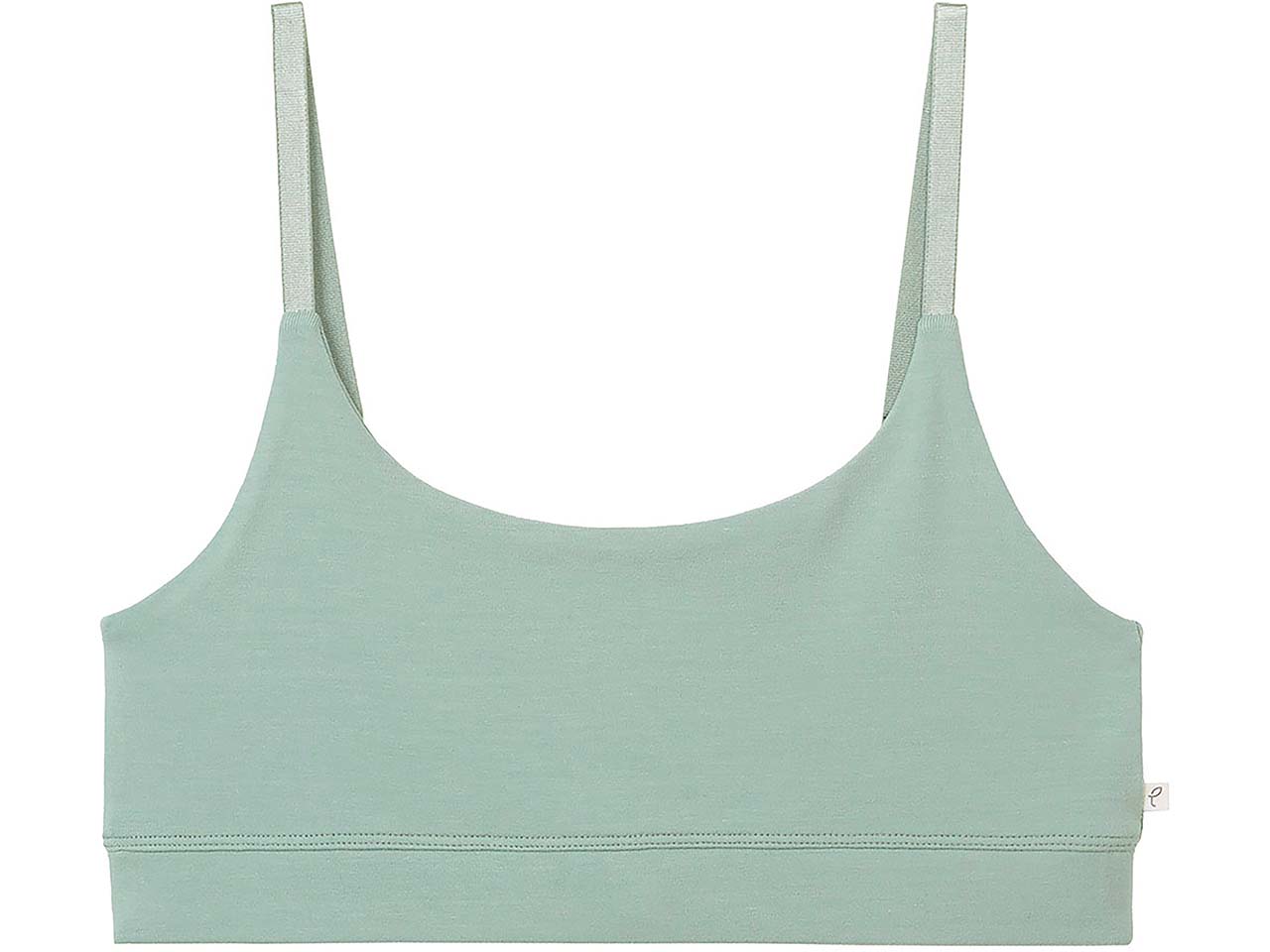 tranquillo Damen-Bralette aus Tencel, granite green, Gr. M